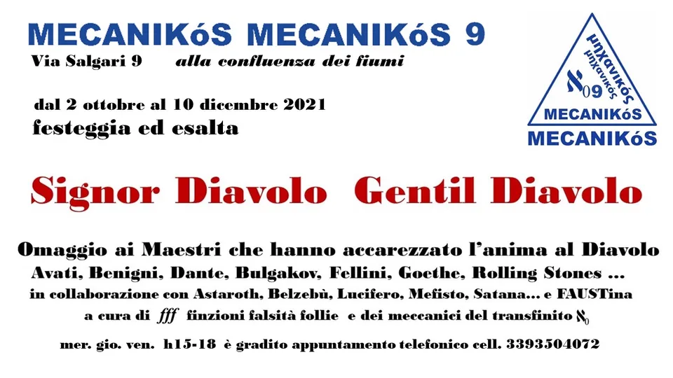 Immagine 2 di «MECANIKóS MECANIKóS 9 SIGNOR DIAVOLO GENTIL DIAVOLO»
