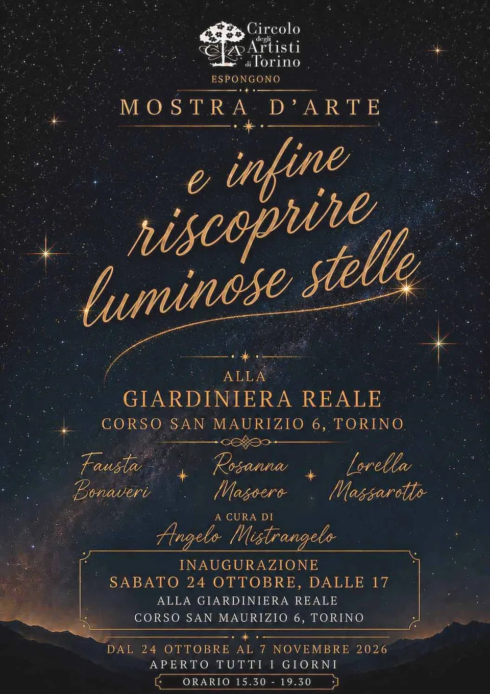 Immagine 1 di «e infine riscoprire luminose stelle»